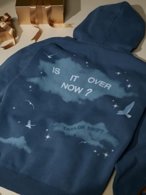 Taylor Swift 1989 Zip-Up Blue Hoodie