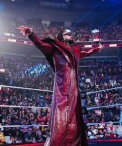 RAW Seth Rollins Monday Night Snake Print Coat