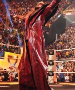 RAW Seth Rollins Snake Print Coat