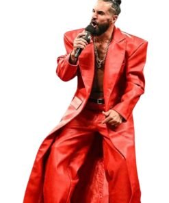 Seth Rollins Red Leather Suit
