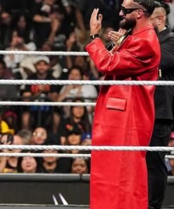 Monday Night Seth Rollins Leather Red Suit