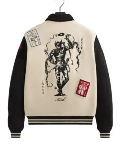 Batman Kith Joker Wool Coaches Varsity Jacket