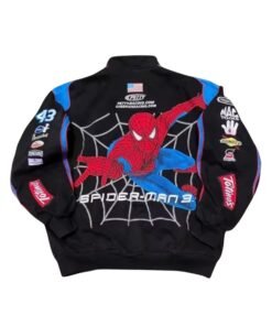 Disney Daytona 500 Spiderman Black Jacket