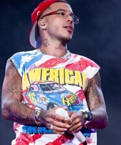 Sfera Ebbasta American Graphics T-Shirt