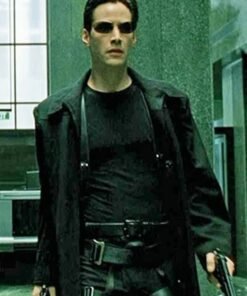 The Matrix Neo Black Trench Coat