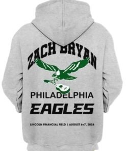 Zach Bryan Philadelphia Eagles Hoodie