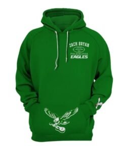 Zach Bryan Eagles Green Hoodie