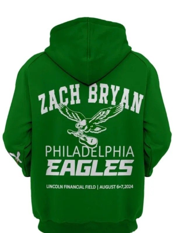 Zach Bryan Philadelphia Eagles Hoodie