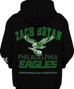 Zach Bryan Philadelphia Eagles Hoodie