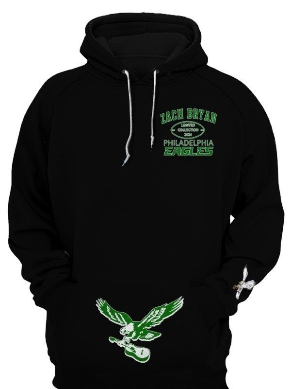 Zach Bryan Eagles Black Hoodie