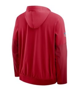49ers Sideline Anorak Red Hoodie Jacket