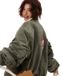 Boa Lapel Casual Padded Oversized Jacket
