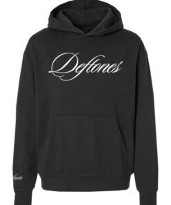 Embroidered Script Logo Hoodie