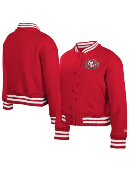 Youth New Era San Francisco 49ers Applique Jacket