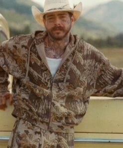 Post Malone Skims Realtree Camo Hoodie