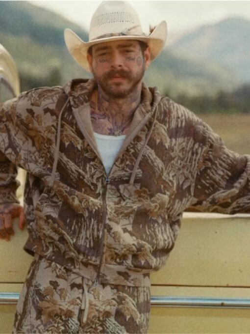 Post Malone Skims Realtree Camo Hoodie
