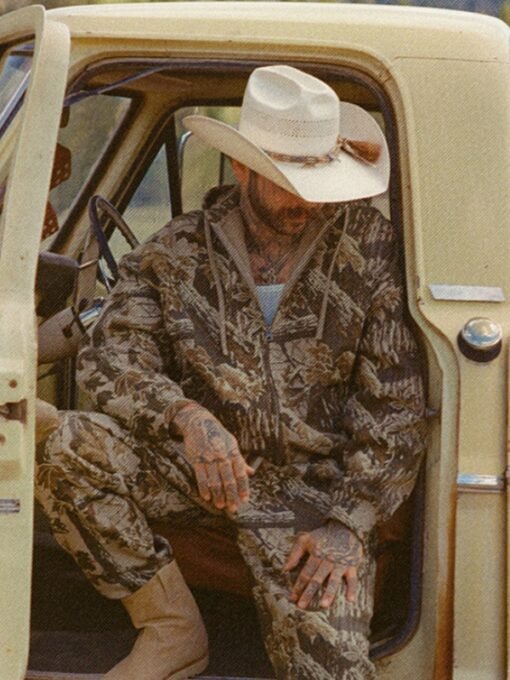 Post Malone Skims Realtree Hoodie Camo Print