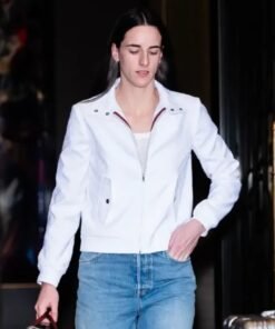 Caitlin Clark NYC Jacket White