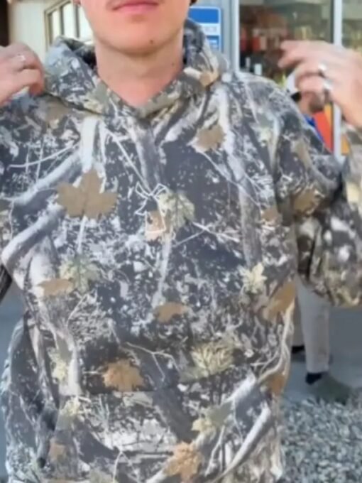 Dutch Bros Camo Fleece Hoodie