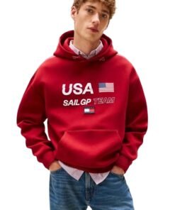 Tommy x US SailGP Team Red Hoodie