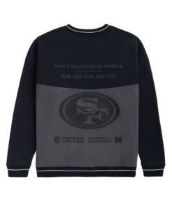 Unisex Black San Francisco 49ers Fleece Sweatshirt