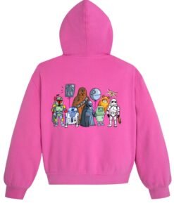 Star Wars Artist Series Pink Zip-Up Hoodie