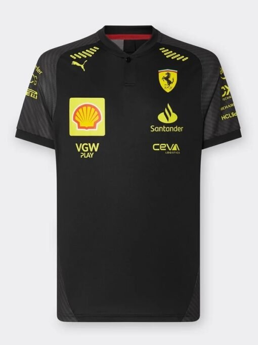 2024 Scuderia Ferrari Black T-shirt