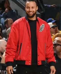 Steph Curry Red Jacket