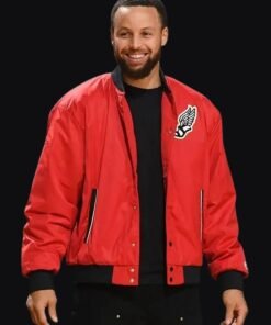 Steph Curry Varsity Red Jacket