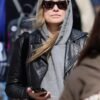 Olivia Wilde Balenciaga Biker Jacket
