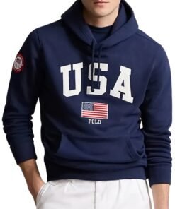 Paris 2024 Olympics Team USA Fleece Hoodie