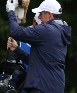 Rory McIlroy Amgen Irish Open Rain Blue Jacket