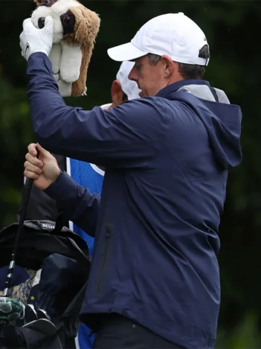 Rory McIlroy Amgen Irish Open Rain Blue Jacket