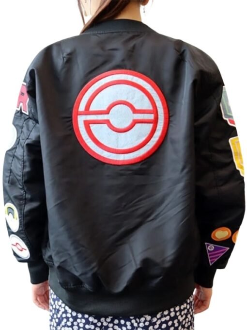 Pokemon Go Level 50 Bomber Jacket Black