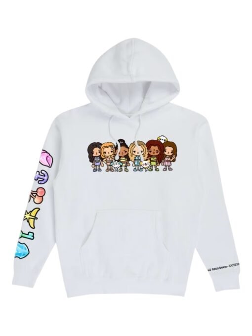 KATSEYE X Toca Boca White Hoodie
