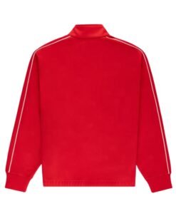 Atlanta Polyester Red Track Jacket