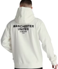 Manchester United Back Print Pullover Hoodie