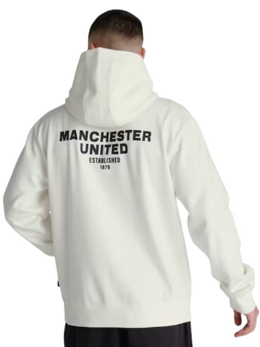 Manchester United Back Print Pullover Hoodie