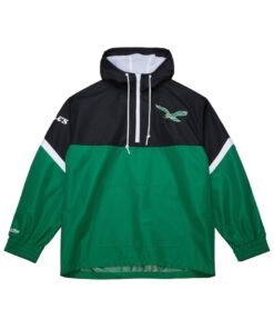 Philadelphia Eagles Tie Breaker Anorak Black/Green Jacket