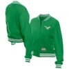 New Era Kelly Green Philadelphia Eagles Throwback Jacket