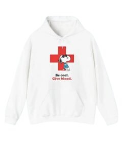 American Red Cross Snoopy Pullover Hoodie White