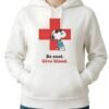 American Red Cross Snoopy White Hoodie