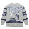 New York Yankees All Over Print Vintage Sweatshirt
