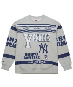New York Yankees All Over Print Vintage Sweatshirt