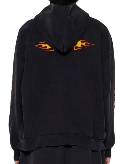 Justin Bieber Balenciaga Burning Unity Fleece Hoodie