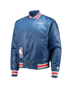 NBA Nike 75th Anniversary Courtside Jacket Blue