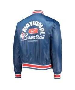 NBA Nike 75th Anniversary Courtside Jacket Blue