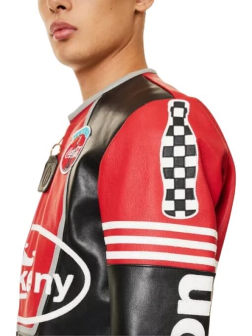 Coca-Cola Vanson Patches Leather Jacket
