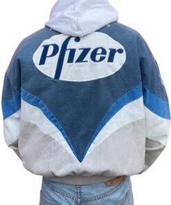 Vintage Pfizer Nascar Racing Cotton Jacket