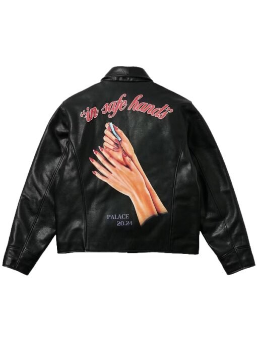 Palace Safe Hands Leather Jacket